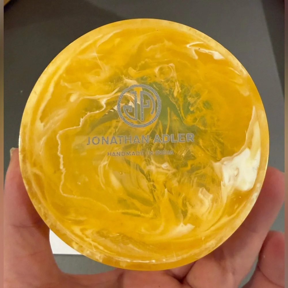 Jonathan Adler Blue and Yellow Como Small Box - Picture 7 of 9